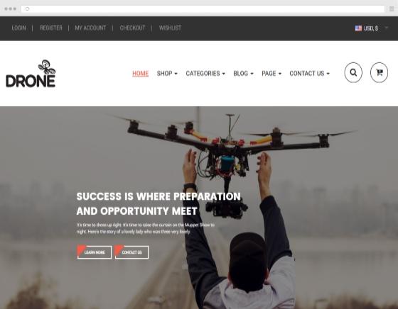 Créer et concevoir un site internet pour un pilote de drone